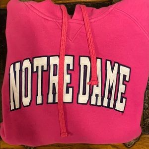 CHAMPION pink Notre Dame Hoodie